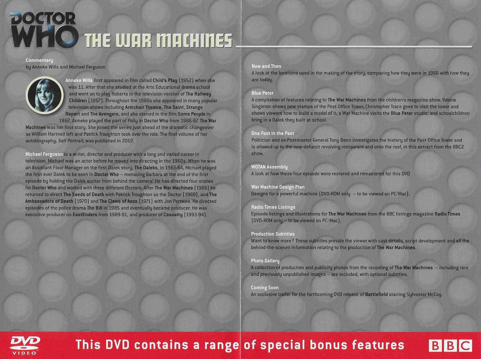 Inserts from BBCDVD 2441